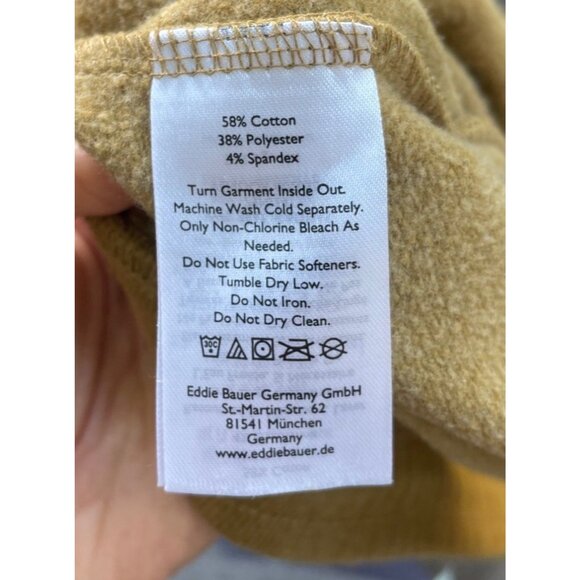 Eddie Bauer Womens Track Suit Set Size M Sweatpants Full Zip Hooded Jacket - Picture 11 of 13